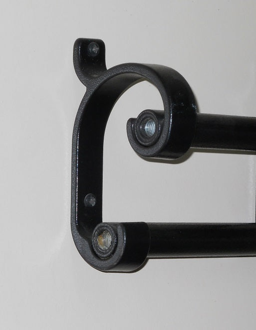 19mm Curtain Rod bracket - Wave
