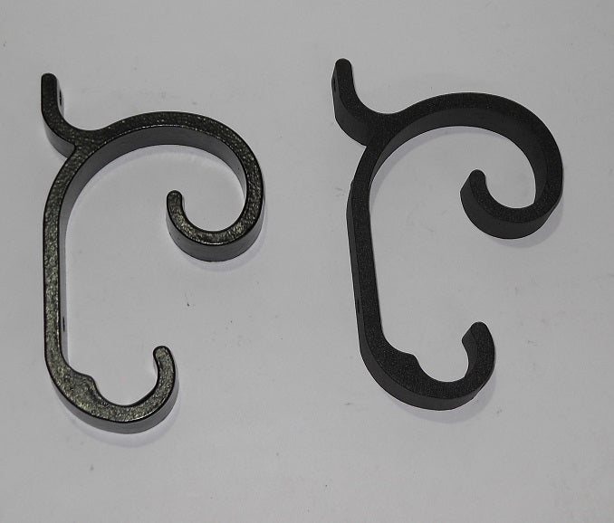 19mm Curtain Rod bracket - Wave