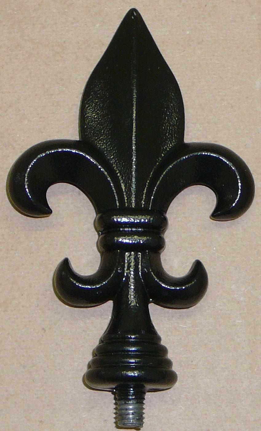 Fleur De Lys Finial End for Curtain Rod