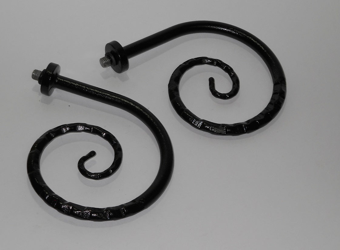 Scroll Finial End for Curtain Rods