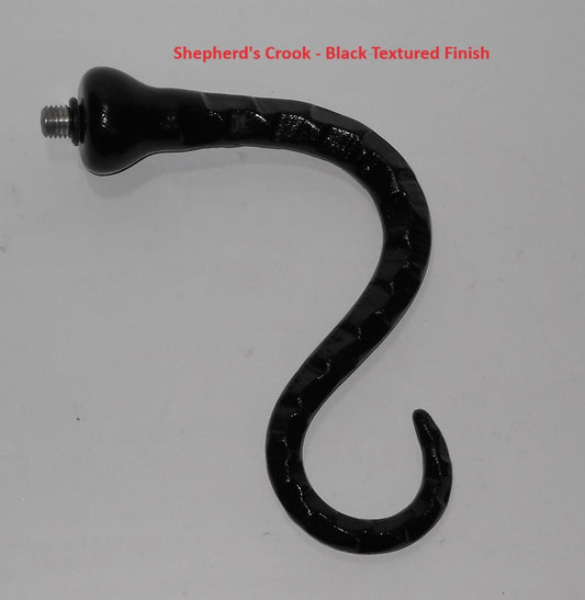 Shepherds Crook Finial End for Curtain Rods
