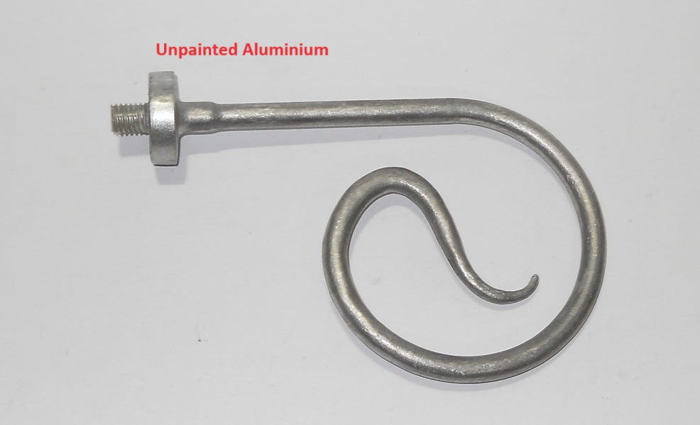 Curl Finial End for Curtain Rod