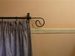 Curl Finial End for Curtain Rod