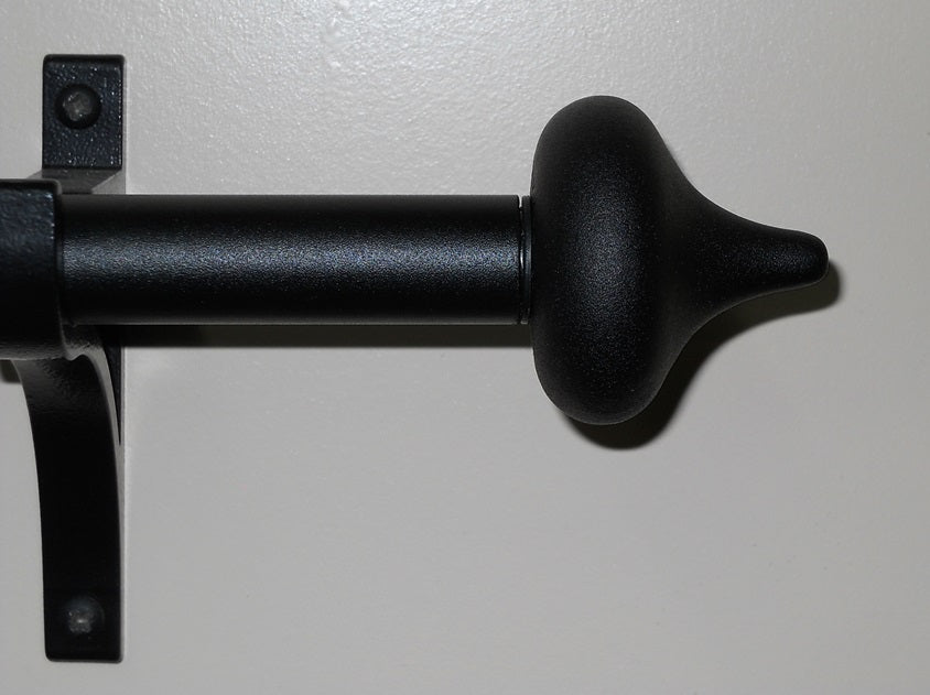 Teardrop Finial End for Curtain Rods