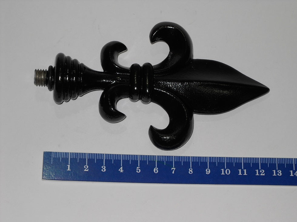 Fleur De Lys Finial End for Curtain Rod