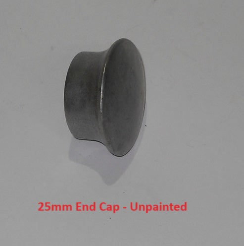 Shaped End Cap Finial for Curtain Rod