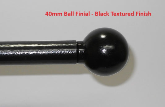 Ball 40mm Finial End for Curtain Rods