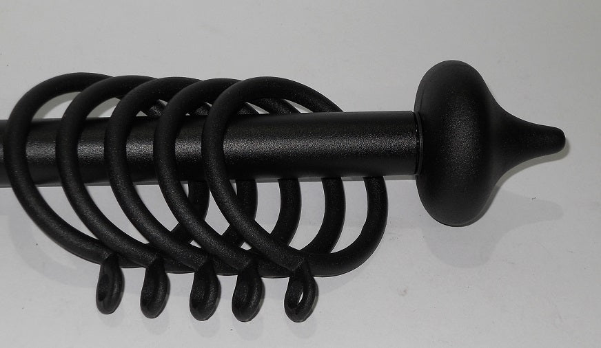 Teardrop Finial End for Curtain Rods