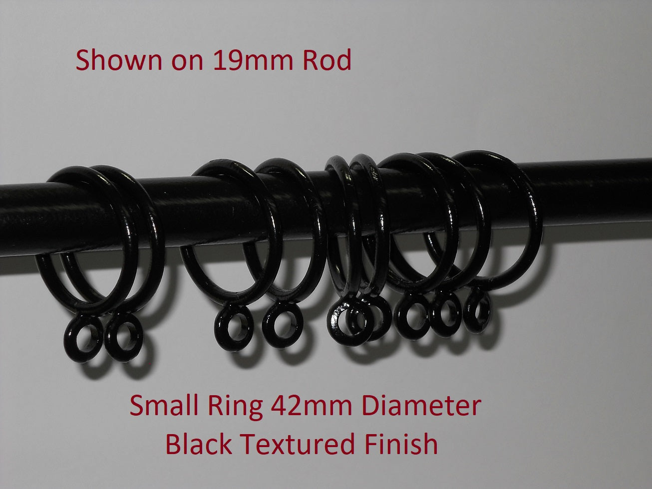 Small Curtain Rod Ring Bulk Bag - 100