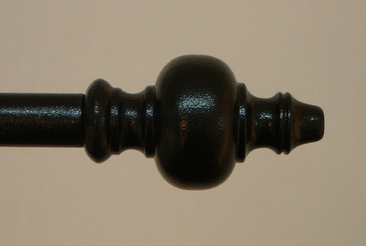 Baroque Urn Finial End for Curtain Rods