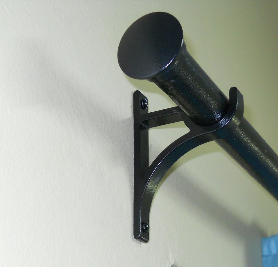 25mm Curtain Rod bracket - Slimline