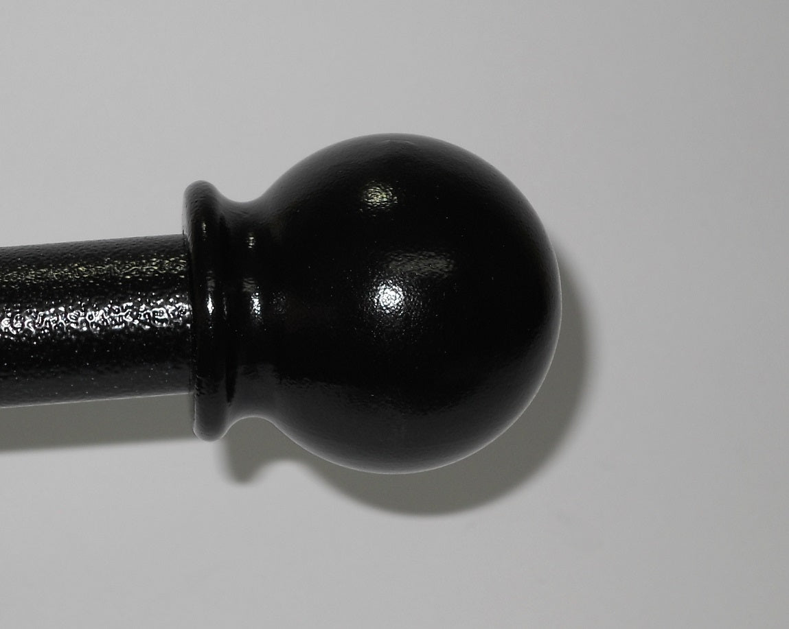 Gothic Ball Finial for Curtain Rod