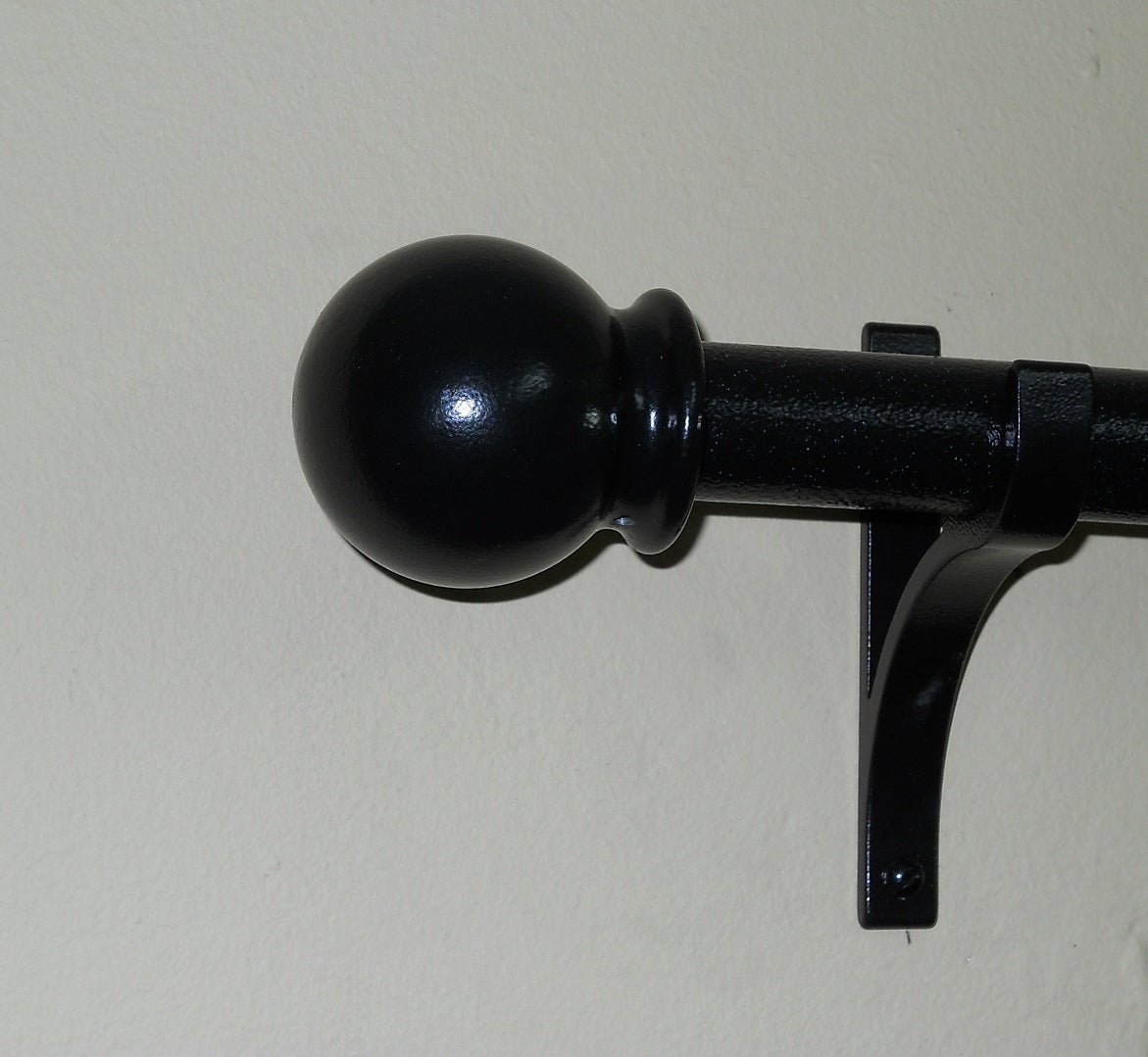 Gothic Ball Finial for Curtain Rod