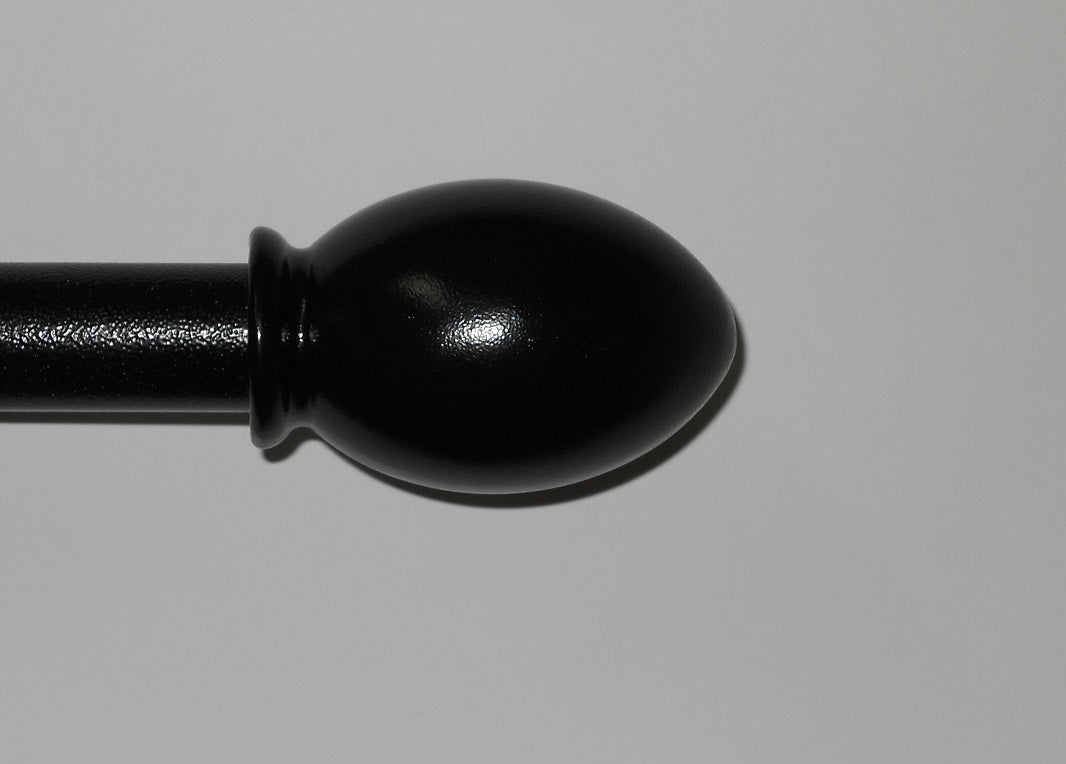 French Egg Finial for Curtain Rod
