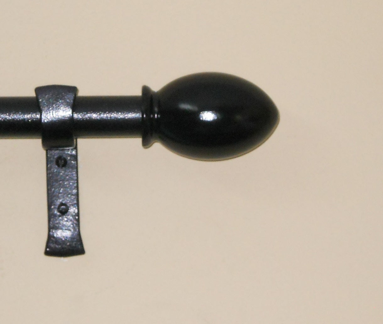 French Egg Finial for Curtain Rod