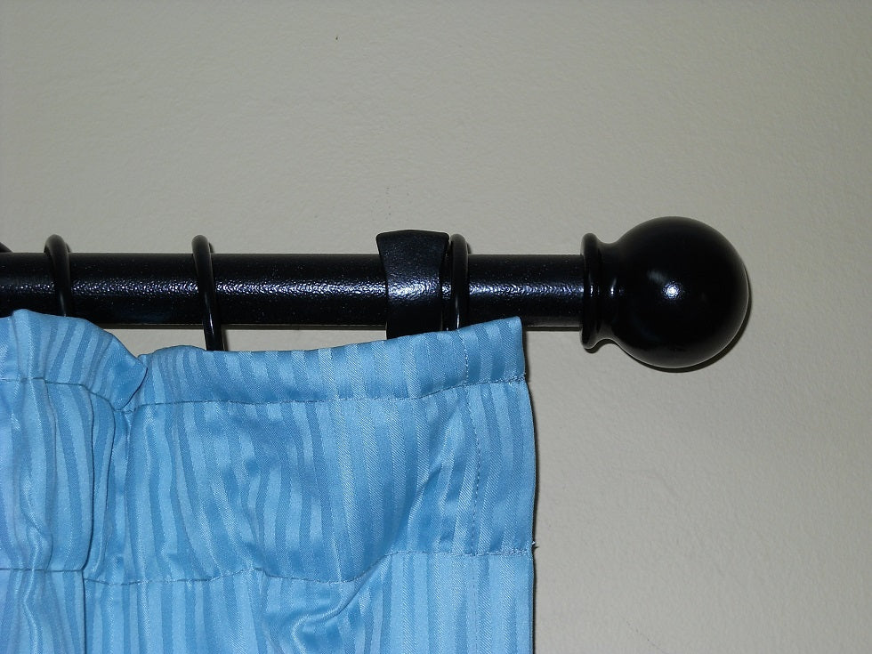 Curtain Rod 25mm with Gothic Ball Ends - Full Set - 3,0m